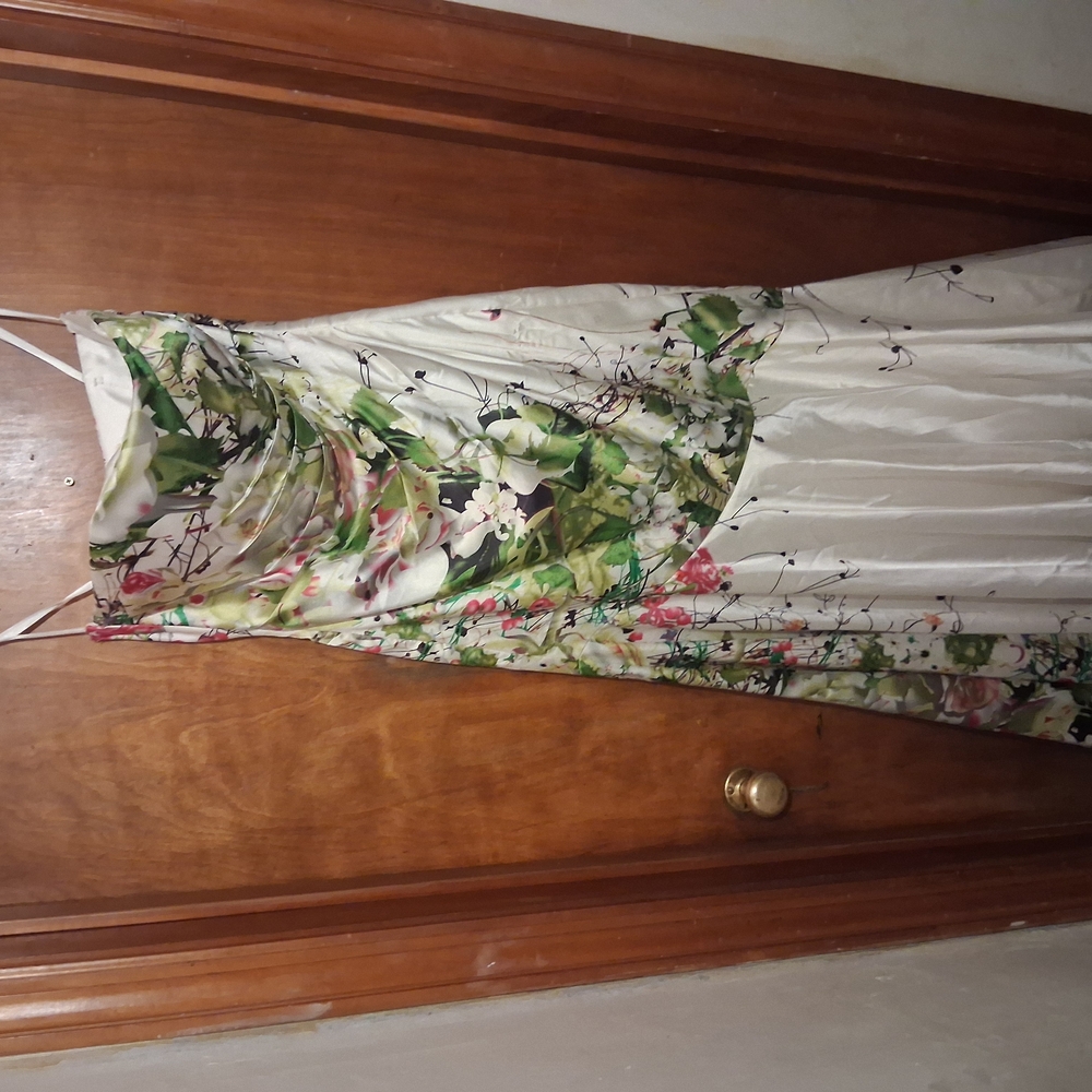 Cinderella Cream Floral Gown